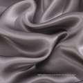 Dark gray plain dyed silk fabric 19mm satin charmeuse silk  fabric